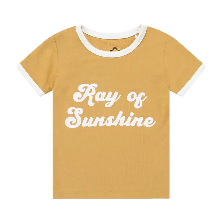 Ray of Sunshine Ringer Tee